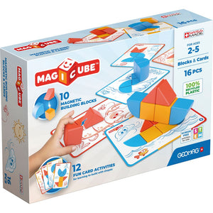GEOMAG MAGICUBE KLOSSAR OCH KORT 16 DELAR