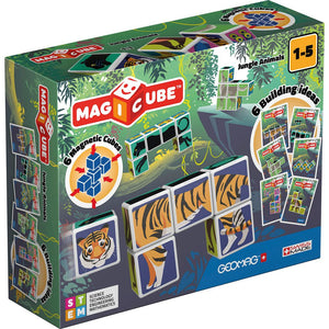 GEOMAG MAGICUBE DJUNGELDJUR 9 DELAR