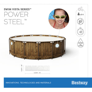 BESTWAY POOL POWER STEEL VISTA 549 X 122 CM