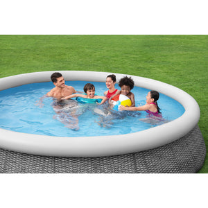 BESTWAY POOL FAST SET 366 X 76 CM GRÅ