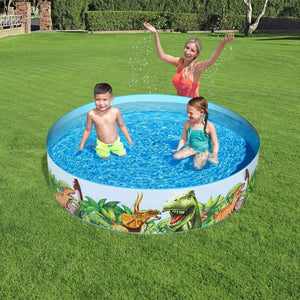 POOL FÖR BARN - 183 X 38 CM - DINOSAURIE