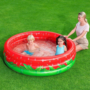 POOL FÖR BARN - 160 x 38 cm - JORDGUBBE