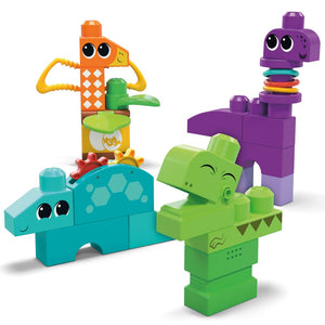 mega bloks squeak 'n chomp dinos byggsats
