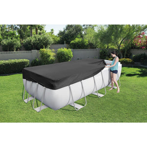 POOLSKYDD FÖR BESTWAY POWER STEEL POOL 404-412 CM X 201 CM