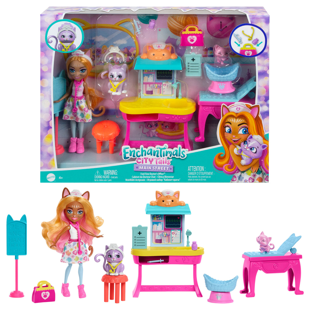 ENCHANTIMALS LÄKARMOTTAKNING LEKSET