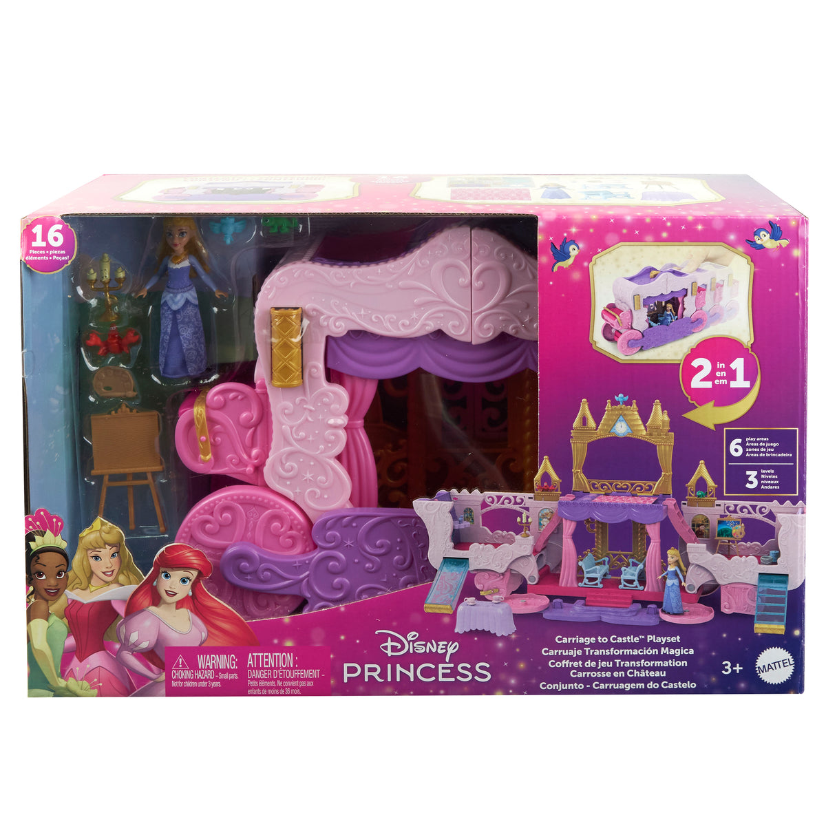 DISNEY PRINSESSA VAGN & SLOTT LEKSET