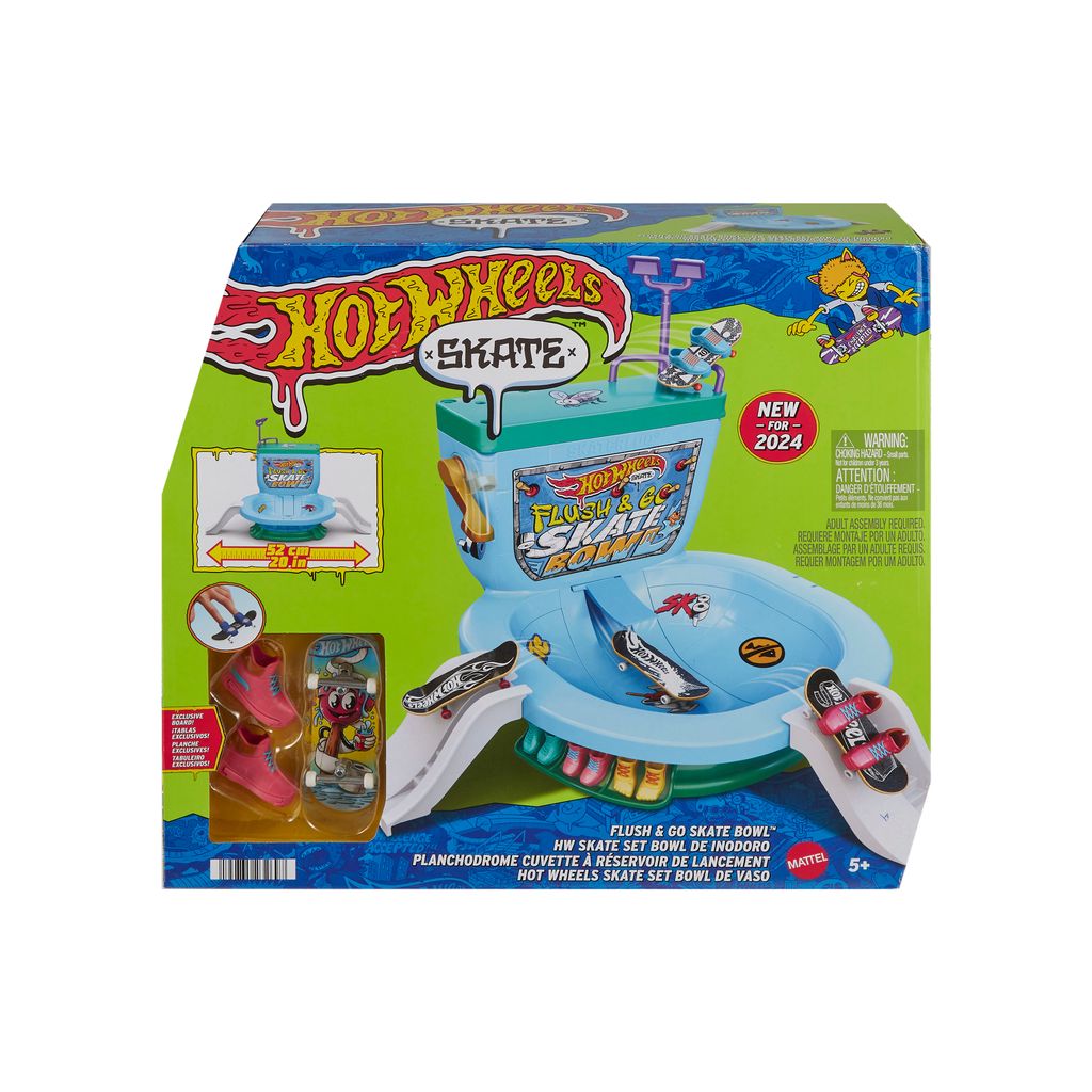 HOT WHEELS SKATE FLUSH&GO LEKSET