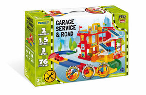WADER GARAGE SERVICE WITH ROAD PARKERINGSHUS