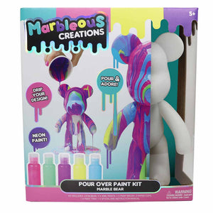 MARBLEOUS MARBLE BEAR MARMORERINGSSET