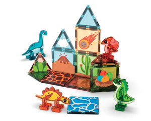 GEOMAG MAGNETIC TILES DINO WORLD BYGGSATS