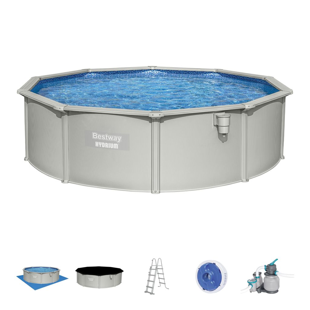 BESTWAY HYDRIUM STEEL WALL POOL 460 X 120 CM