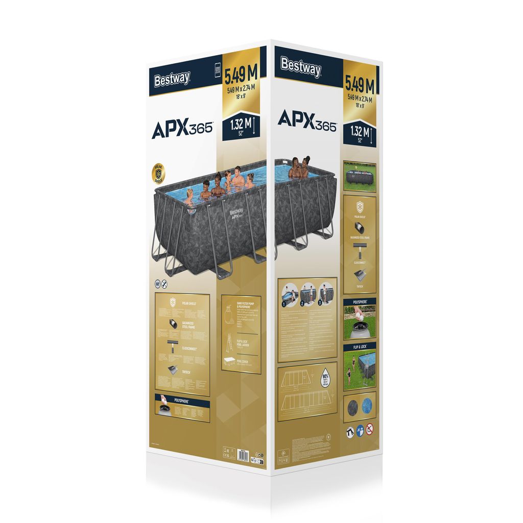 Bestway APX 365 Pool 549 x 274 x 132 cm