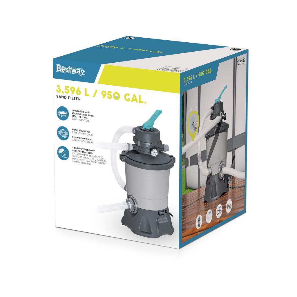 Bestway Sandfilterpump 3596 liter