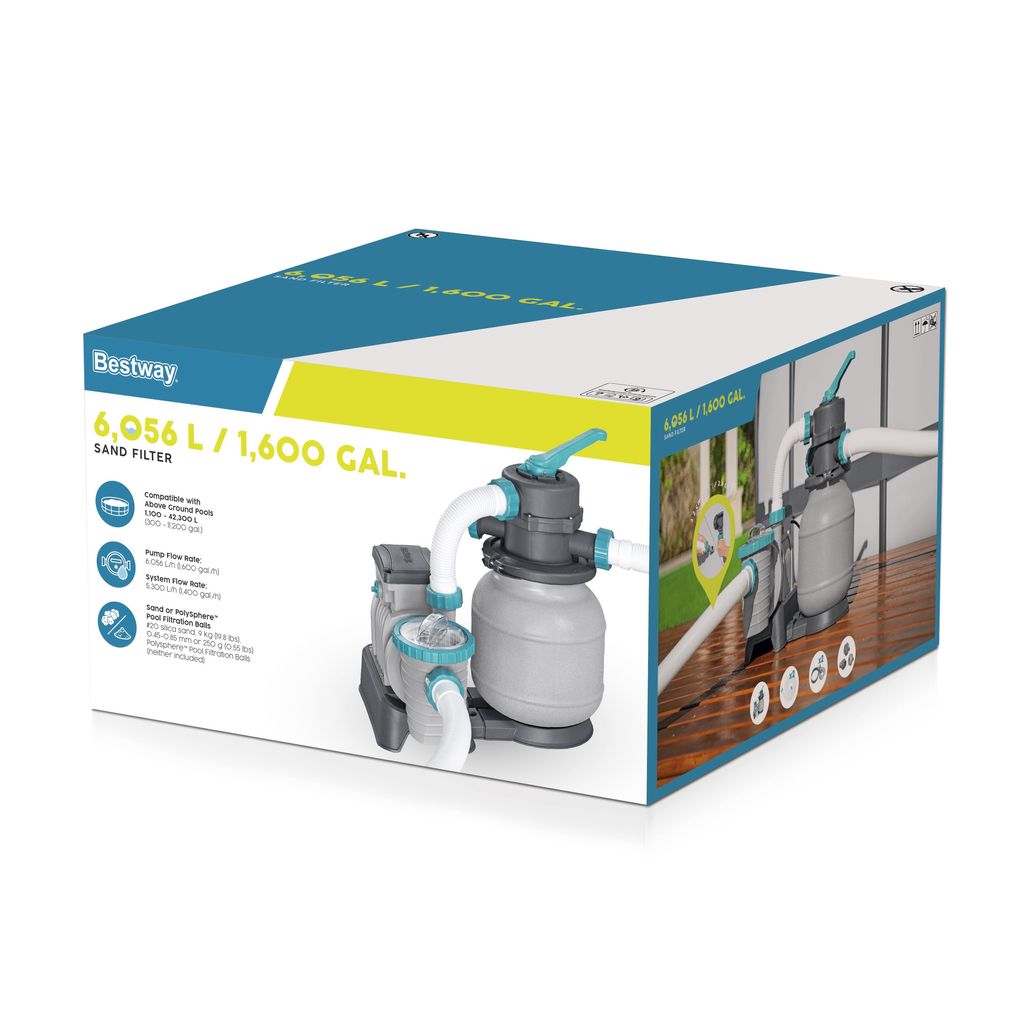 Bestway Sandfilterpump 6056 liter
