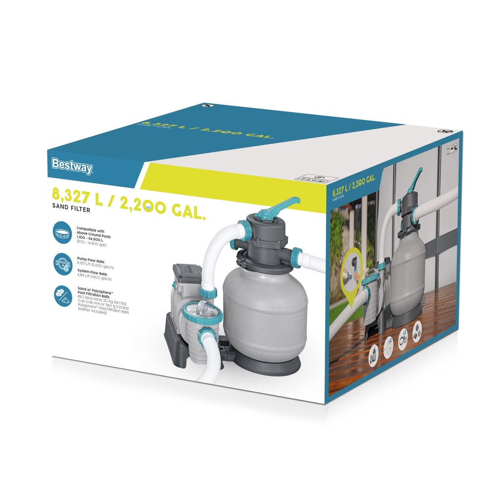 Bestway Sandfilterpump 8327 liter