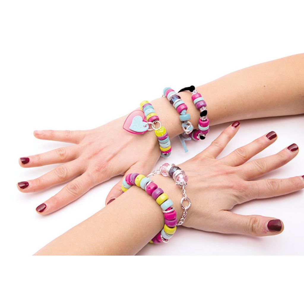 CRAZY CHIC RAINBOW BRACELETS PYSSELSET