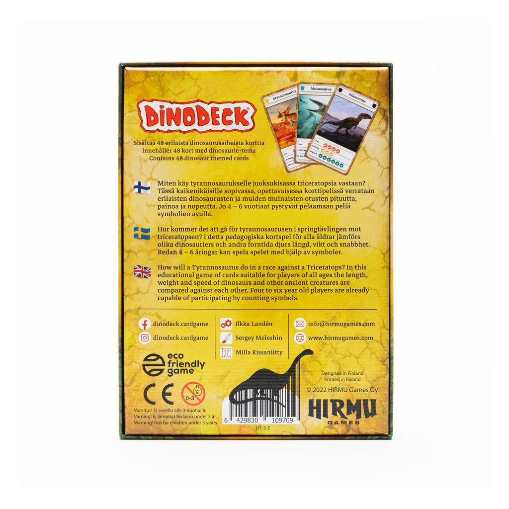 DINODECK KORTSPEL