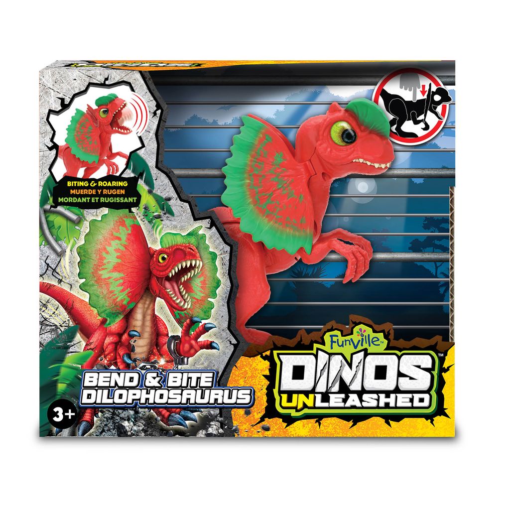 DINOS UNLEASHED BEND & BITE DILOPHOSAURUS