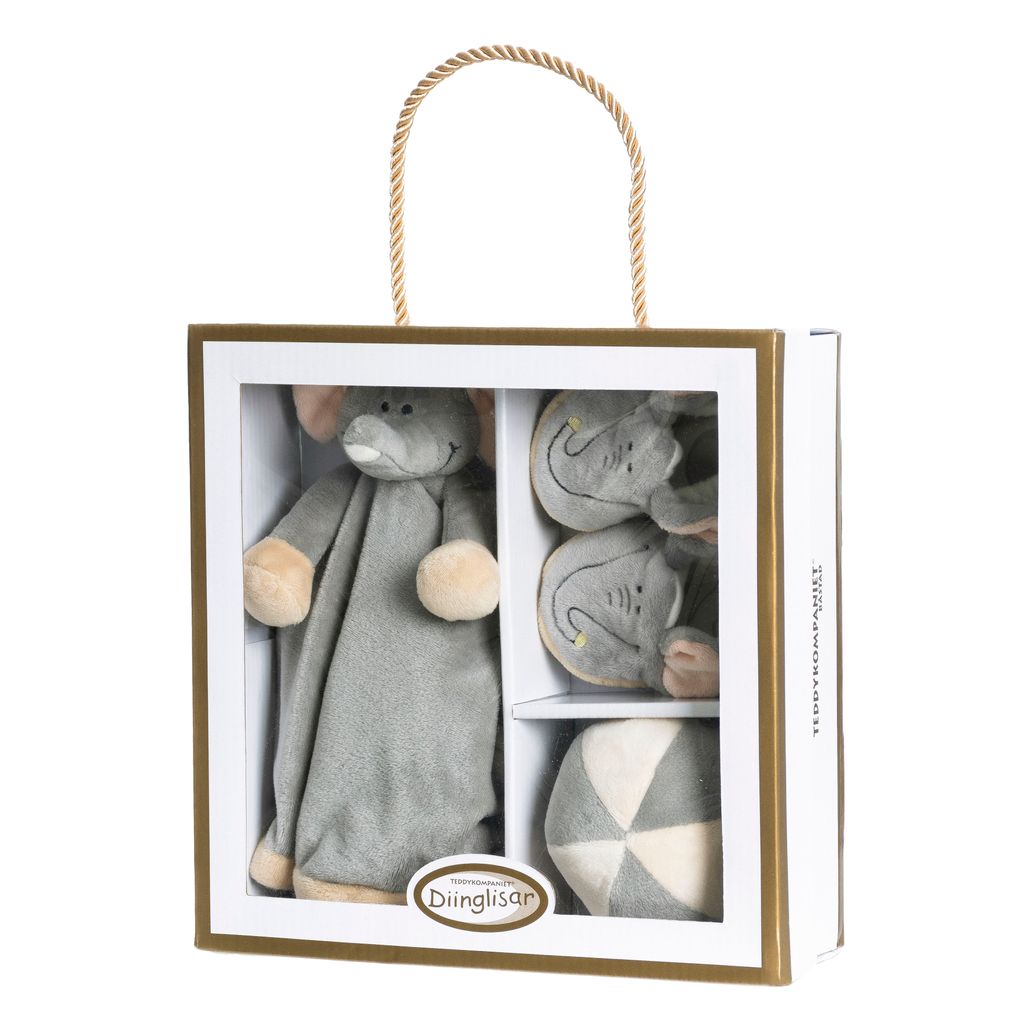 DIINGLISAR GÅVOFÖRPACKNING ELEFANT