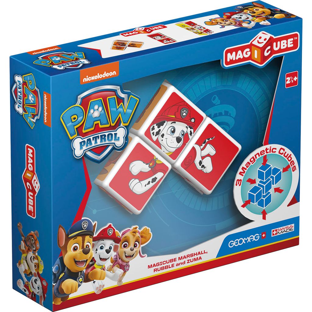 GEOMAG MAGICUBE TASSPATRULLEN 3 DELAR