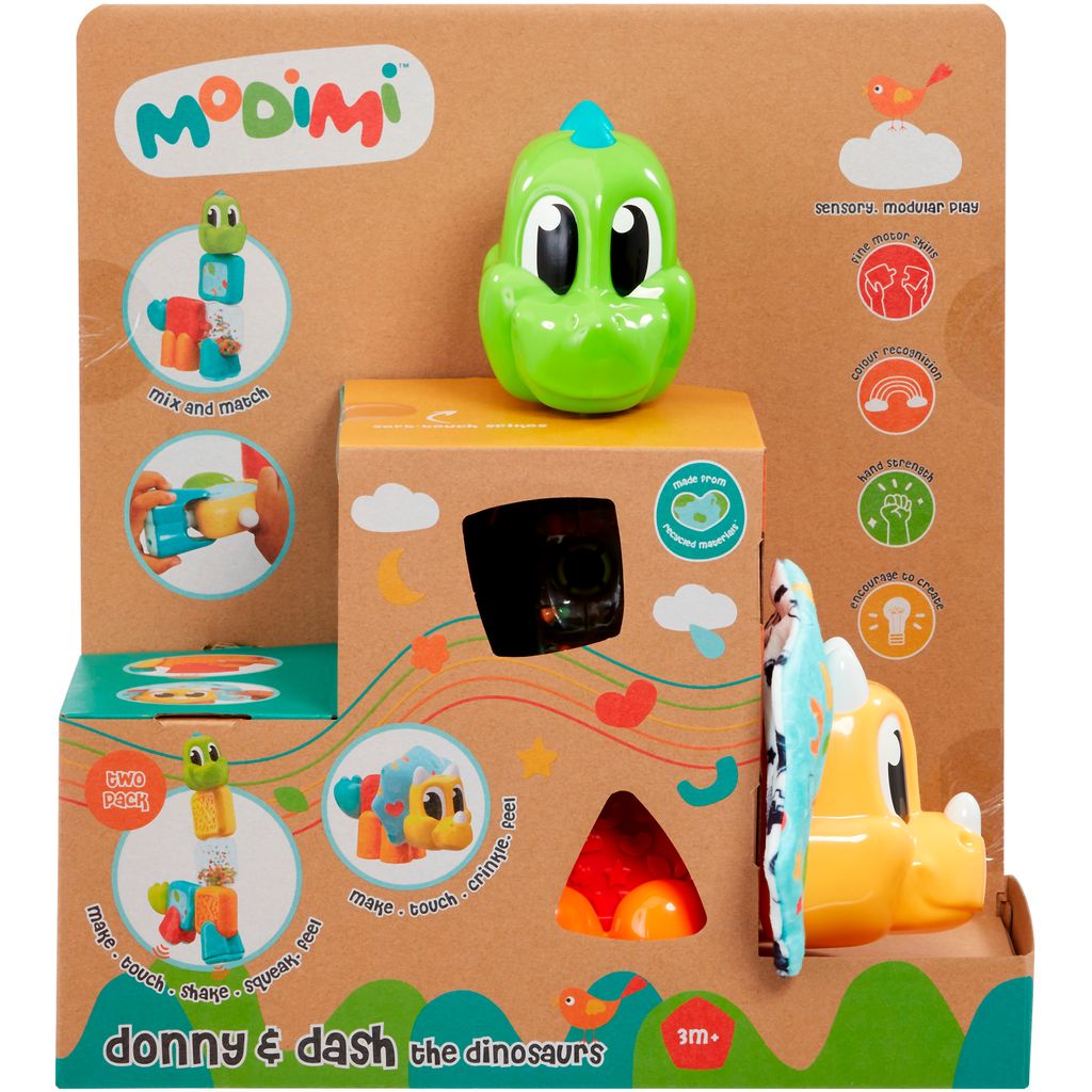 MODIMI SENSORISKA BLOCK - DINOSAURIE