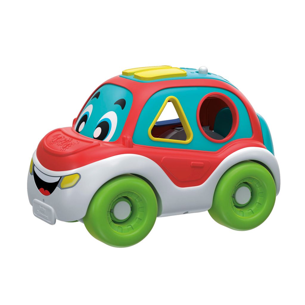 CLEMENTONI SHAPE SORTER KLOSSAR OCH BIL