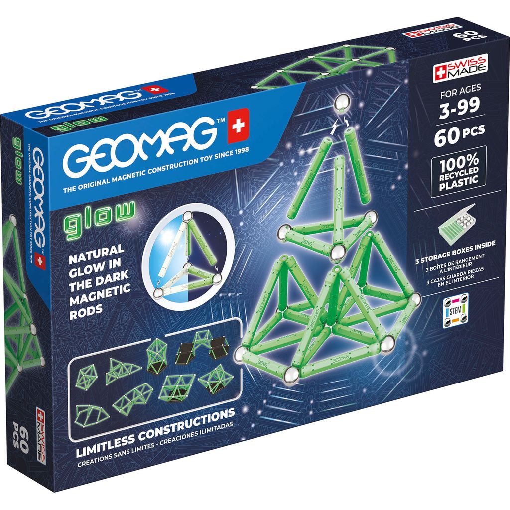 GEOMAG GLOW BYGGSET 60 DELAR