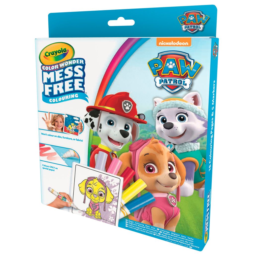 CRAYOLA COLOR WONDER PAW PATROL