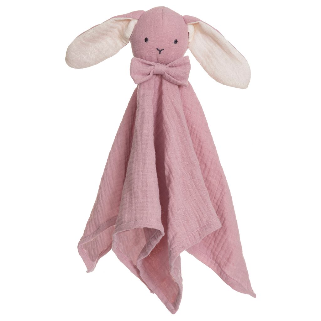 DIINGLISAR MUSLIN SNUTTEFILT LJUSROSA KANIN