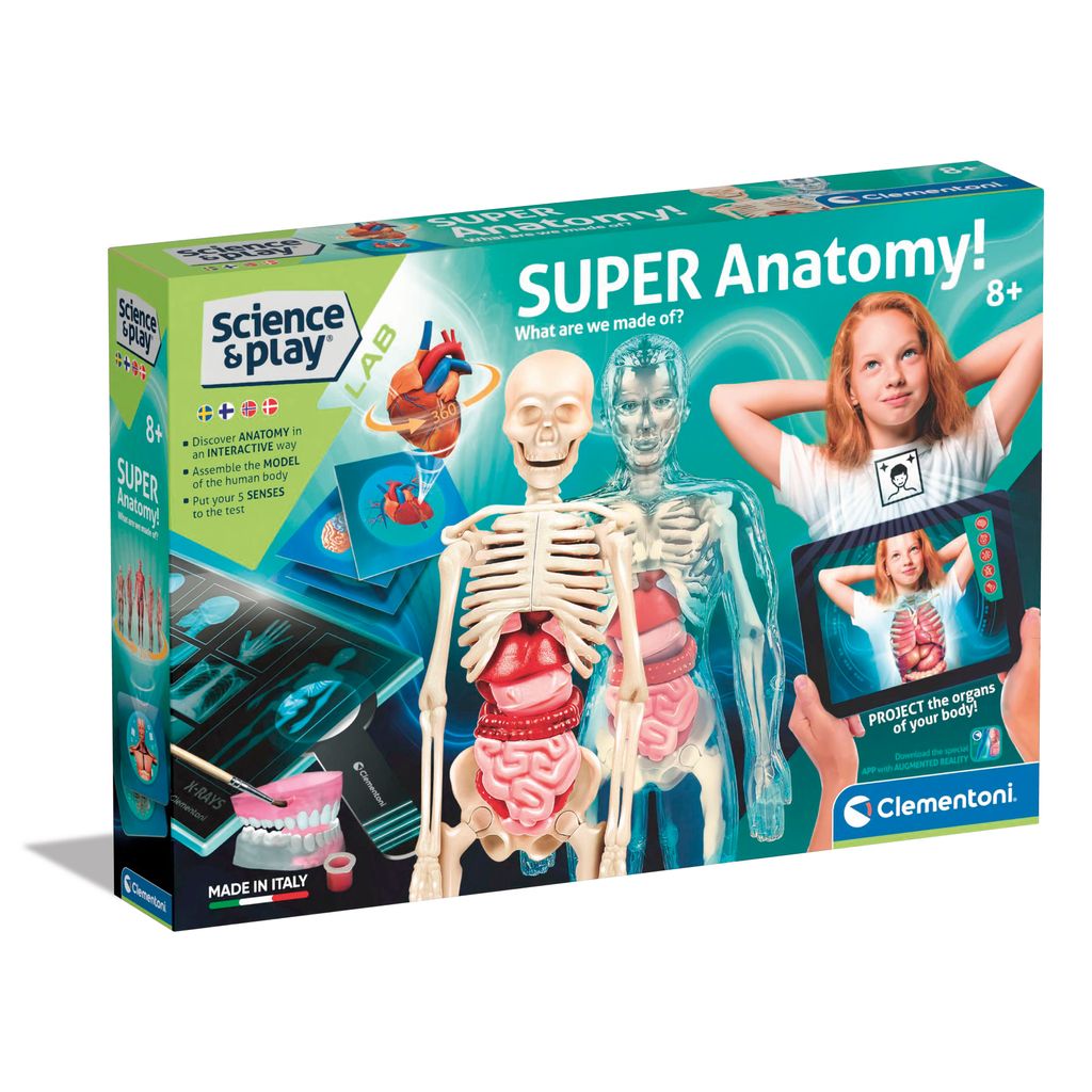 CLEMENTONI SUPER ANATOMY VETENSKAPSKIT