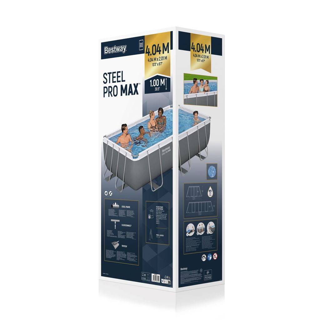 Steel Pro Max Pool 404 x 201 x 100 cm