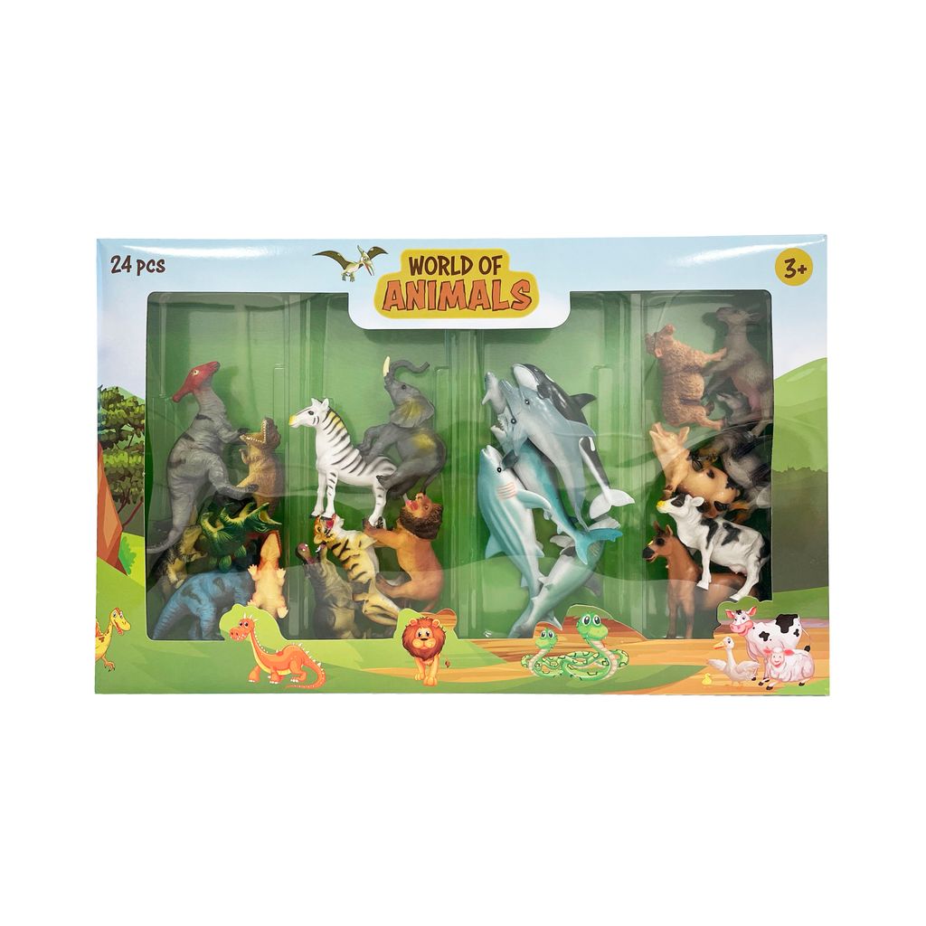 PLASTDJUR 24 STYCKEN