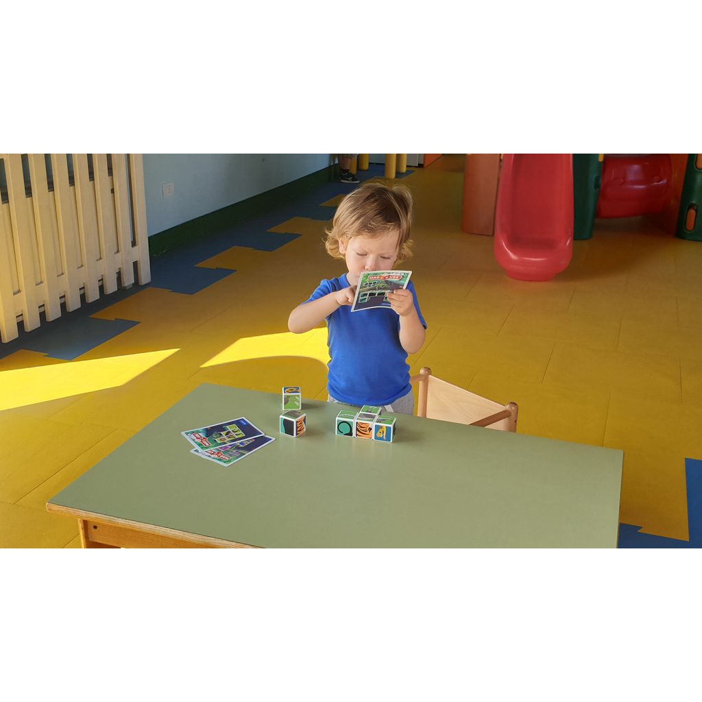 GEOMAG MAGICUBE DJUNGELDJUR  9 DELAR
