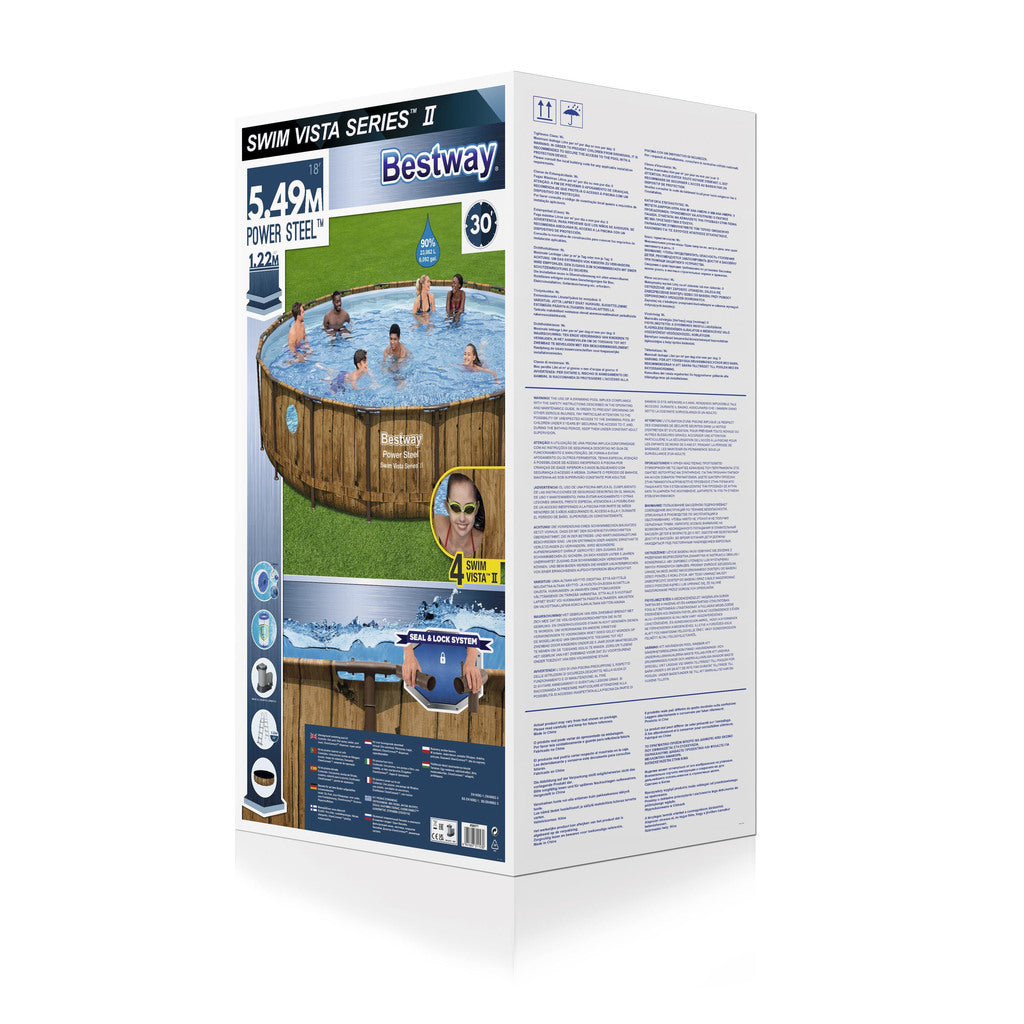 BESTWAY POOL POWER STEEL VISTA 549 X 122 CM