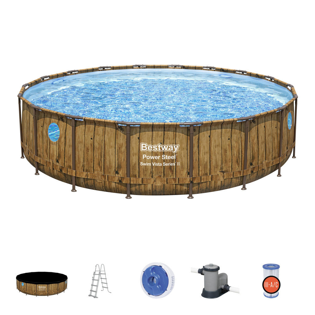 BESTWAY POOL POWER STEEL VISTA 549 X 122 CM