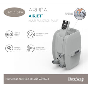 BESTWAY LAY-Z-SPA POOL ARUBA AIRJET