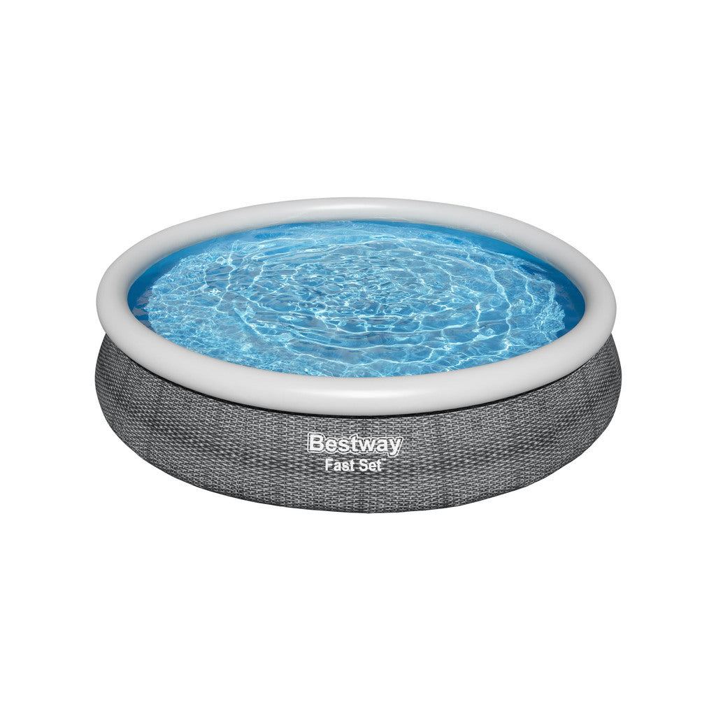BESTWAY POOL FAST SET 366 X 76 CM GRÅ