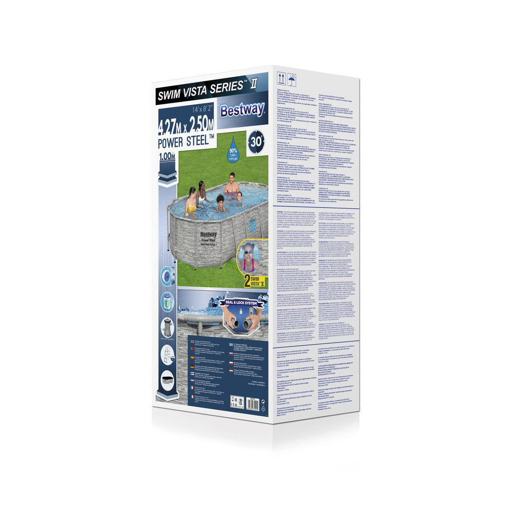 BESTWAY POOL POWER STEEL VISTA 427 X 250 X 100 CM