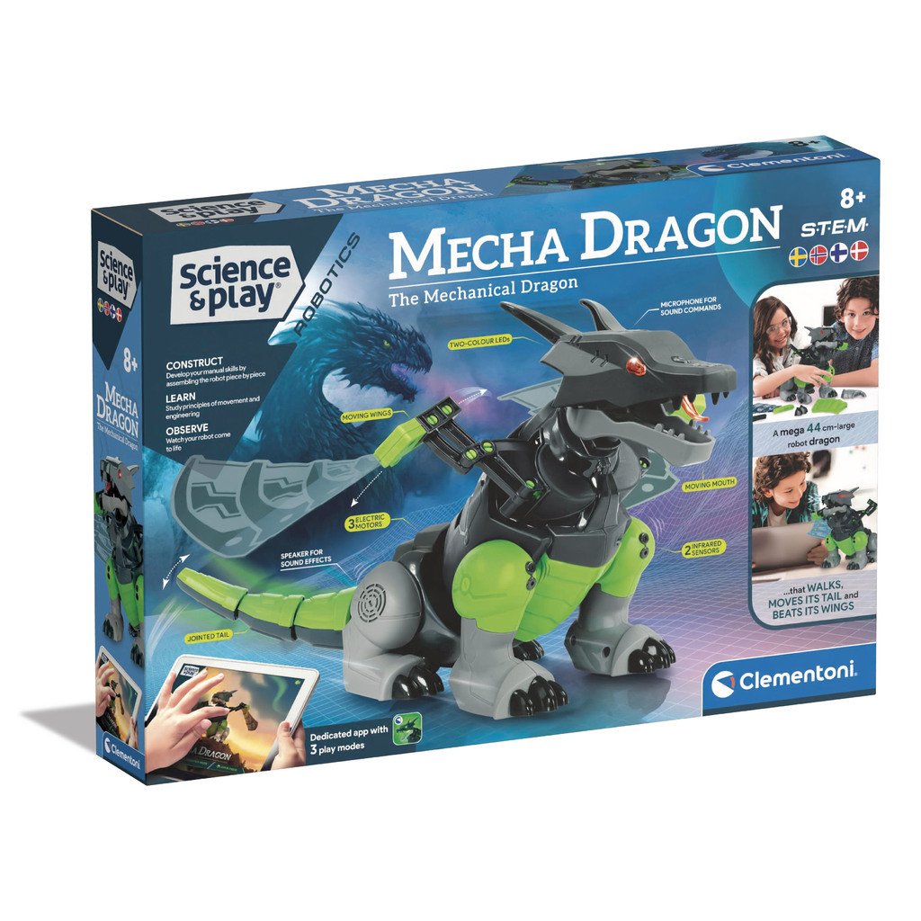 CLEMENTONI MECHA DRAGON ROBOT DRAKE