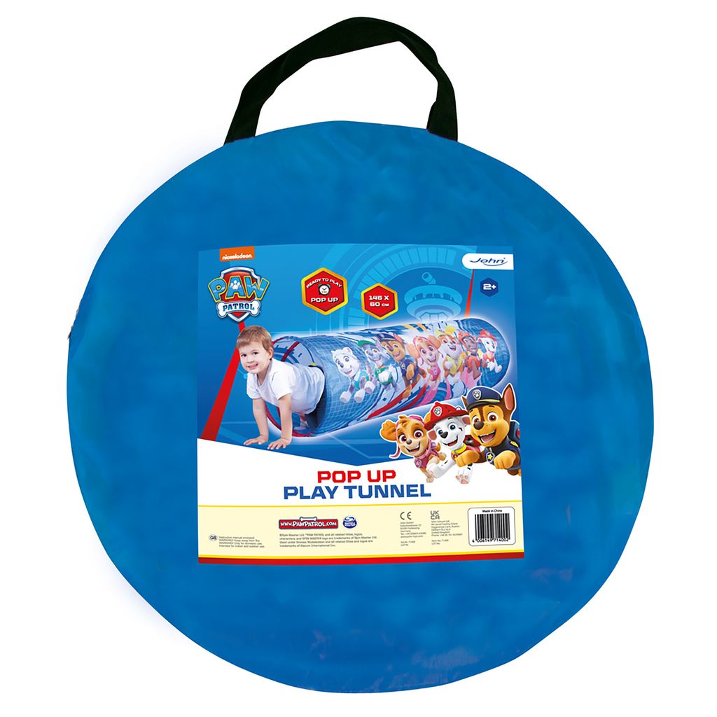 pop up tunnel paw patrol i väska