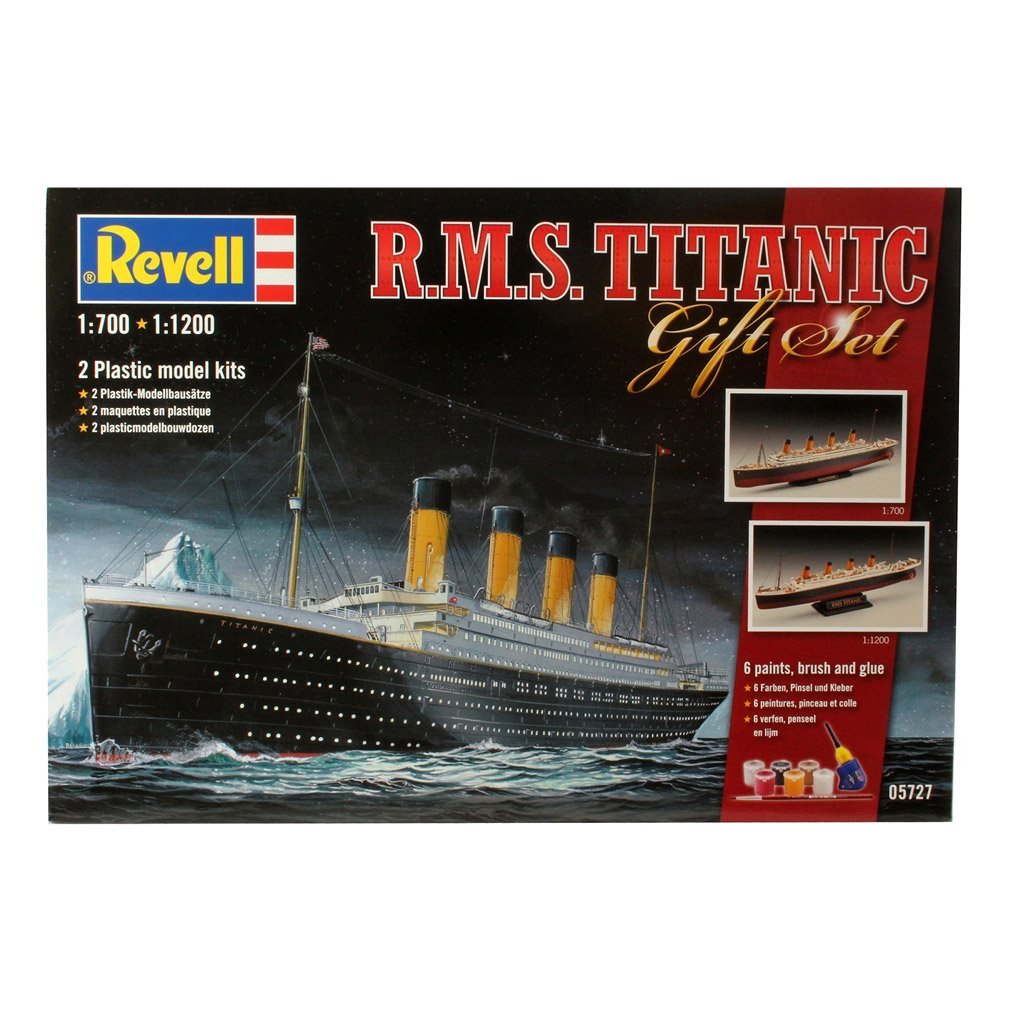 TITANIC PRESENTFÖRPACKNING - MONTERBAR MINIATYRMODELL